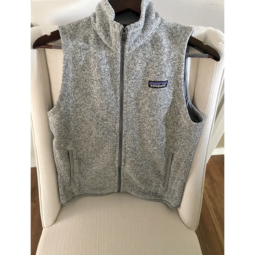 Light Grey Patagonia Sweater Vest (Size Small))